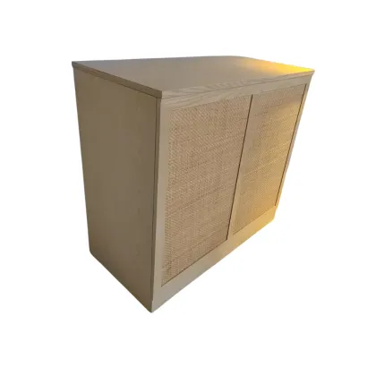 Wedding Outdoor Rattan Counter Storage Cabinet