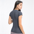 Nuovo design a maniche corte donne equestri top