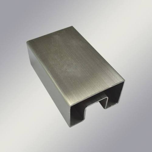 SS316 Stainless Steel Rectangle Oval Single Slot Tube