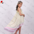 girls gold sequin rainbow color high low dress