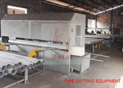 Cutting pipe and grinding pipe equipment