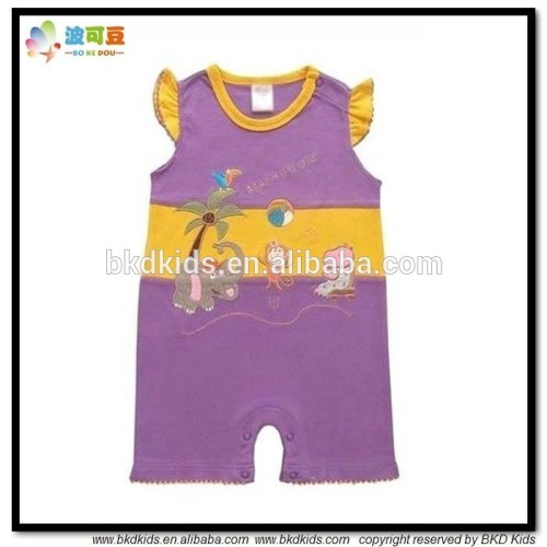 BKD newborn baby clothing newborn summer girls romper