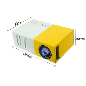 2021 High-Definition Dropshipping J9 LCD Portable Mini Projector for Home Cinema and Media Player