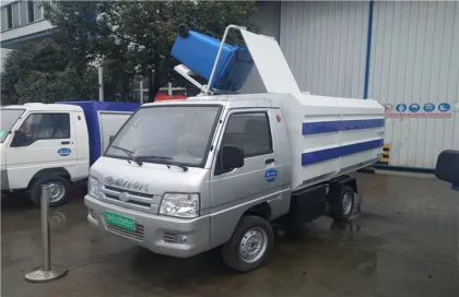 Cheap new energy electric small mobile refuse truck