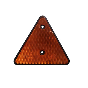 Plastic reflector with E-mark