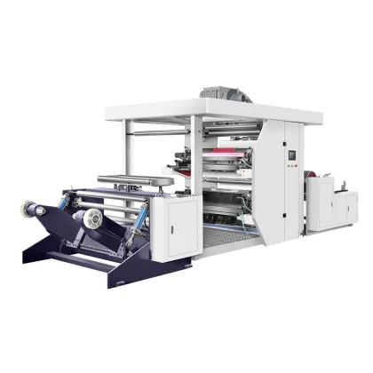 2/4/6 Colour Flexographic Printers with Automatic Water-Based Ink and Paper Roll Supply