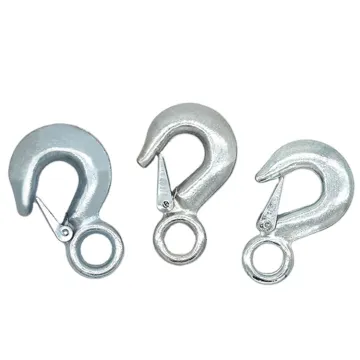Big Eye Cargo Towing Hook: Safety Latched Eye Sling Hook for Secure Loading and Unloading