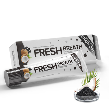 Top Selling Organic Mint Flavor Bamboo Charcoal Toothpaste for Teeth Whitening