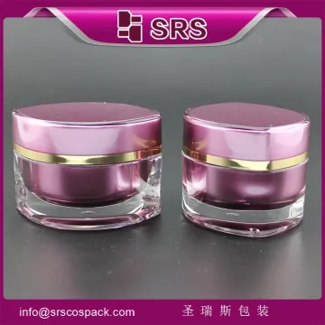 SRS luxury acrylic cosmetic 50ml gel jar