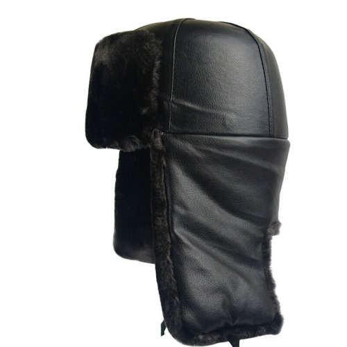 Hongxianbeier Musim Sejuk Domba Shearling Helmet Keselamatan