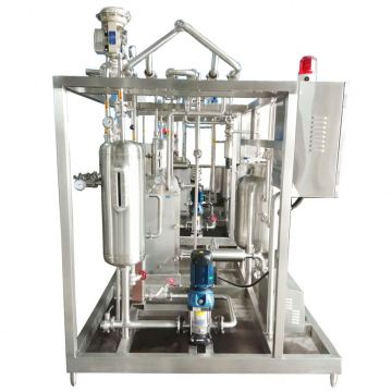 SUS 304 Continuous Small Pasteurization Machine for Fruit Puree and Juice