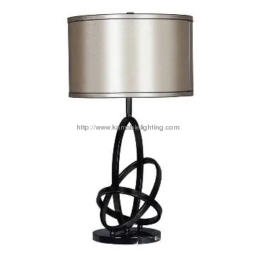 Modern Hotel Bedroom Fabric Shade Table Lights