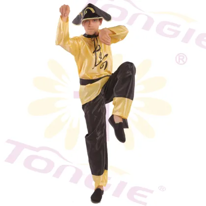 Adult Men Chinese Stage Peformance Dance Costumes Chinese Kongfu Costume