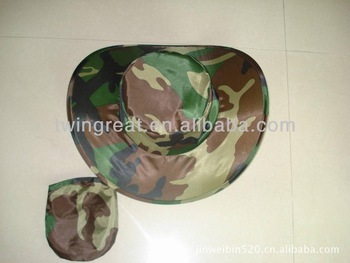 foldable military hat