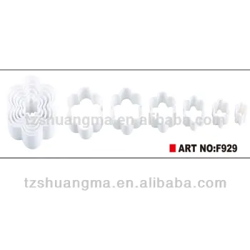 6 PIECES FLOWER SHAPE COOKIE CUTTER SET