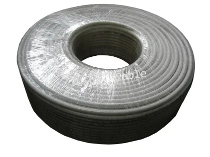 Rg59 Tri-shield Coaxial Cable, 75 Ohm Drop Cable For Catv, Cctv Systems, Catv Coaxial Cable