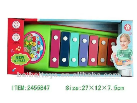 Colorful Plastic Xylophone Toy / Baby Music Toy