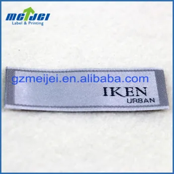 garment woven label