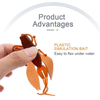 8cm Rockfish Ocean Rock Bait Soft Worm Fishing Lure