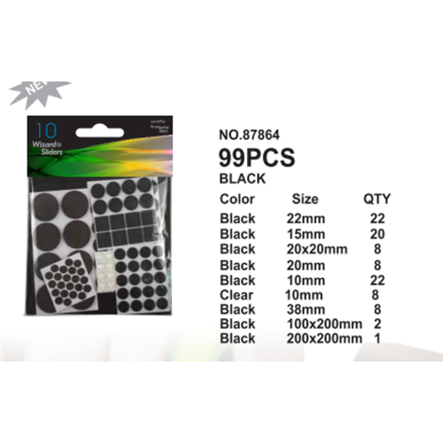 99pcs Non-weavn felt pads