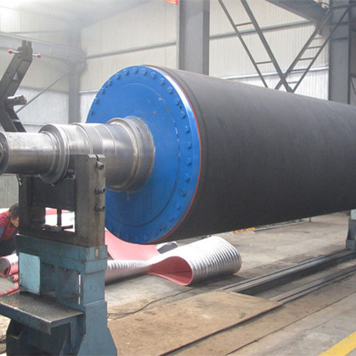  stainless steel cylinder mould Hard Coating Grooved Press Roll For Paper Machine Supplier