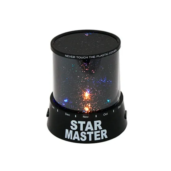 Colorful Romantic Sky Stars Projector Lamp for Kids Bedroom - LED Night Light for Christmas