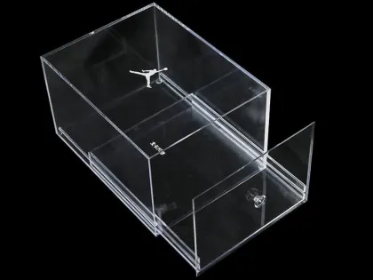 Clear Acrylic Shoe Box for Brand Name