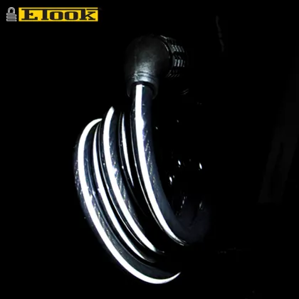 ETOOK Anti-Cut Bicycle/Motorcycle Code Cable Lock with Bracket, 1.5m