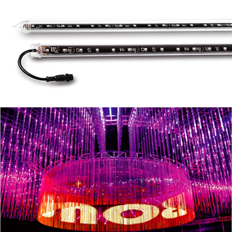 I-360Degreete TV elenga ledijithali 3D RGB LED Tube