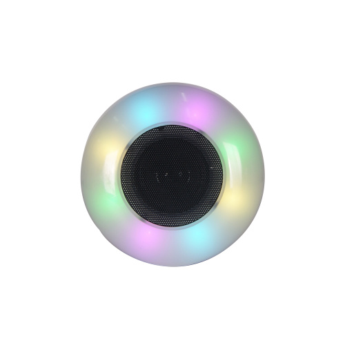 Round acrylic style speaker for light