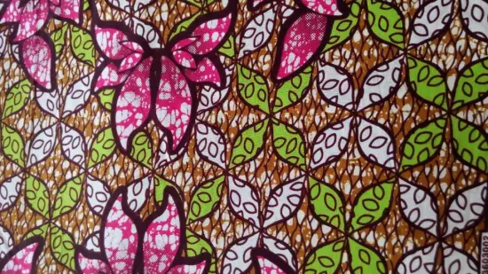 Veritable African Real Wax Cotton Fabric Block 2016