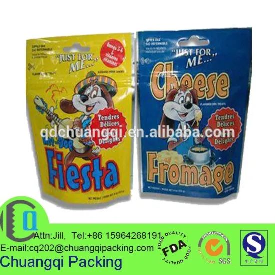 dog cheese food bag packaging pouch