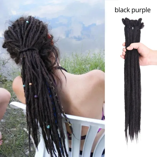 AliLeader Fashion Hip-Hop Style 20Inch Soft Dreadlocks For Women/Men
