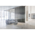 Fully Upholstered Barrel Curved Back Accent Hotel Lobby Sofa