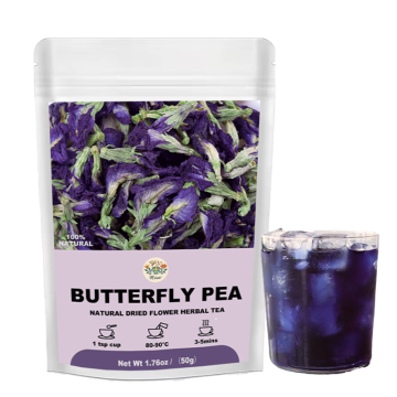 OEM Organic Health Herb Flavored Tea: Dried Blue Butterfly Pea Flowers for Ice Bubble Tea