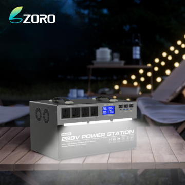 ZORO 2024 Hot Selling 3000w 4480wh Portable Power Station for Outdoor Camping
