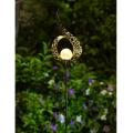 Garden Crackle Glass Globe Stake Lights