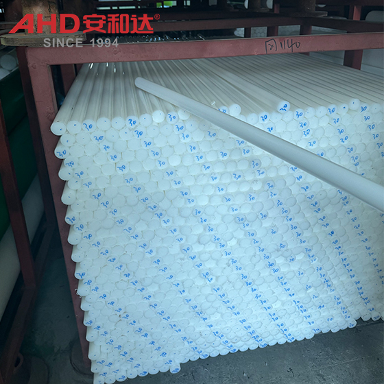 blue green hdpe rod bar