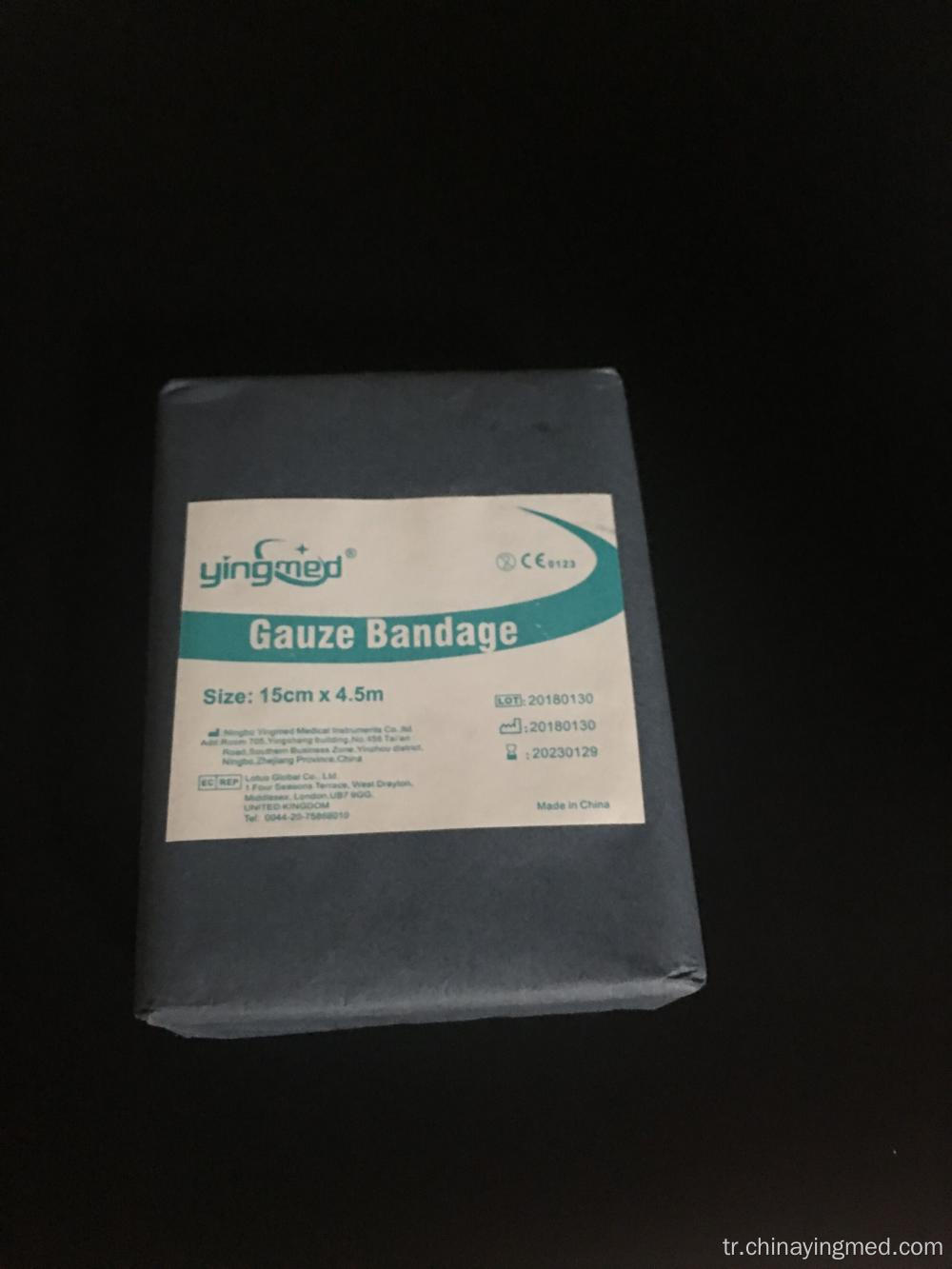 Tıbbi emici medicla pamuklu gazlı bez bandaj