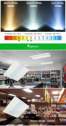 led panel lighting 2x4 led troffer light