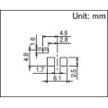 Sakelar Ketebalan 1.9mm tanpa Pin Pemosisian