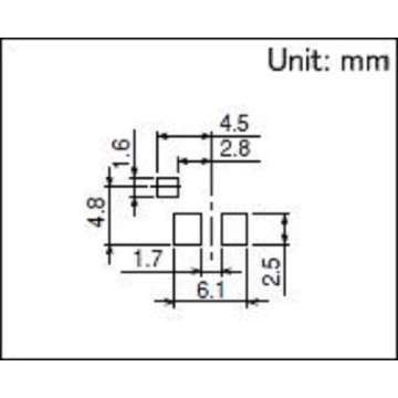 1.9mm Thickness Switch without Positioning Pin