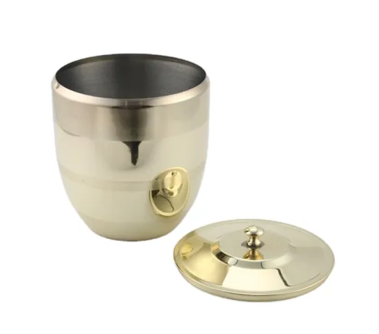 Golden Stainless Steel Ice Bucket