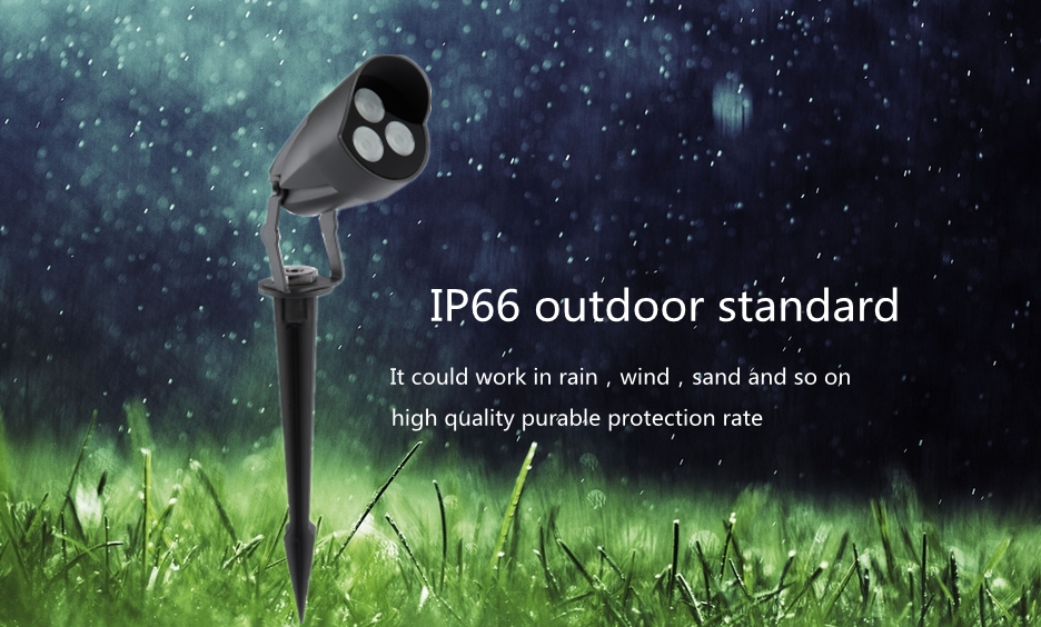 IP65 waterproof outdoor spotlight