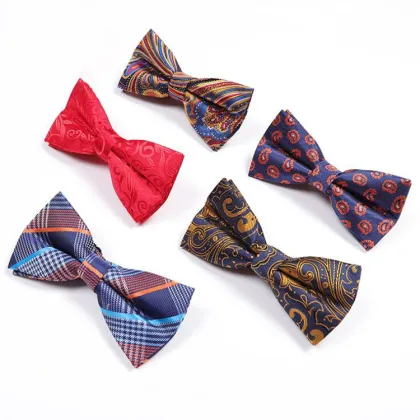 Custom Business Bow Ties and Silk Ties for Men
