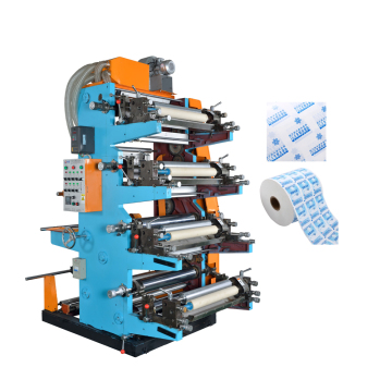 High-Speed Foil PVC BOPP PE Label Paper Plastic Film Printing Machine with 2-8 Color Flexo Printing Capability