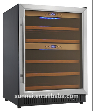 40 bottles single zone compressor wine fridge