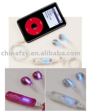 Led Flashing earphone