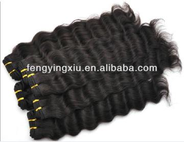 Deep curly 100% Remy Human Hair weft