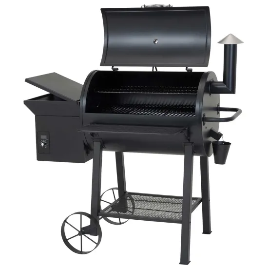 Electric Outdoor Portable Wood Pellet Grill BBQ Grill with Auto temperature